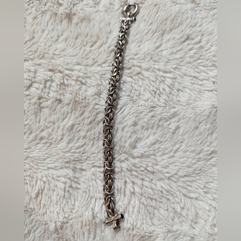 Byzantine sterling bracelet